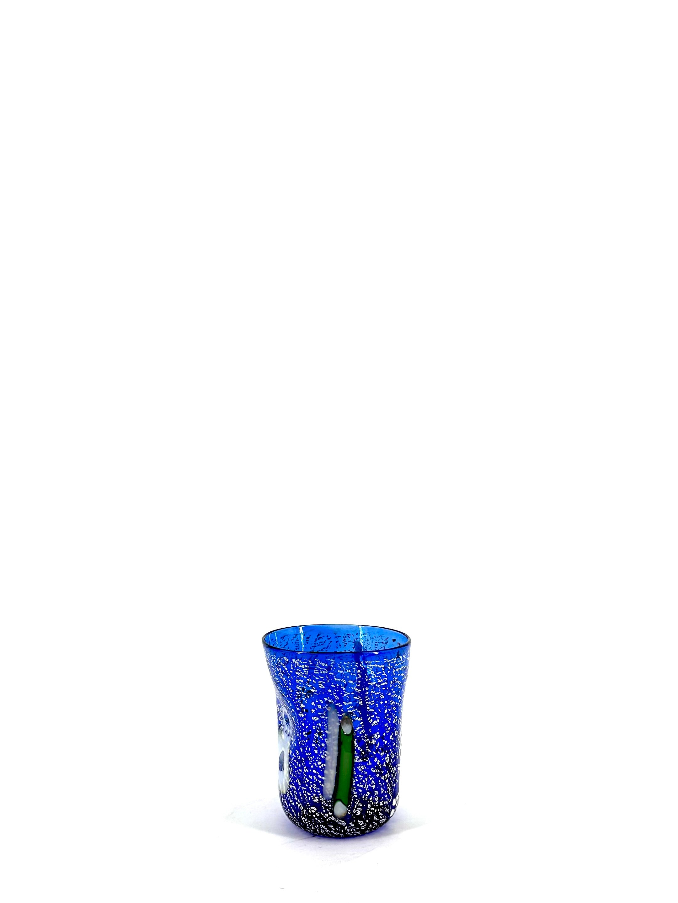 Murrine Glass-Blue