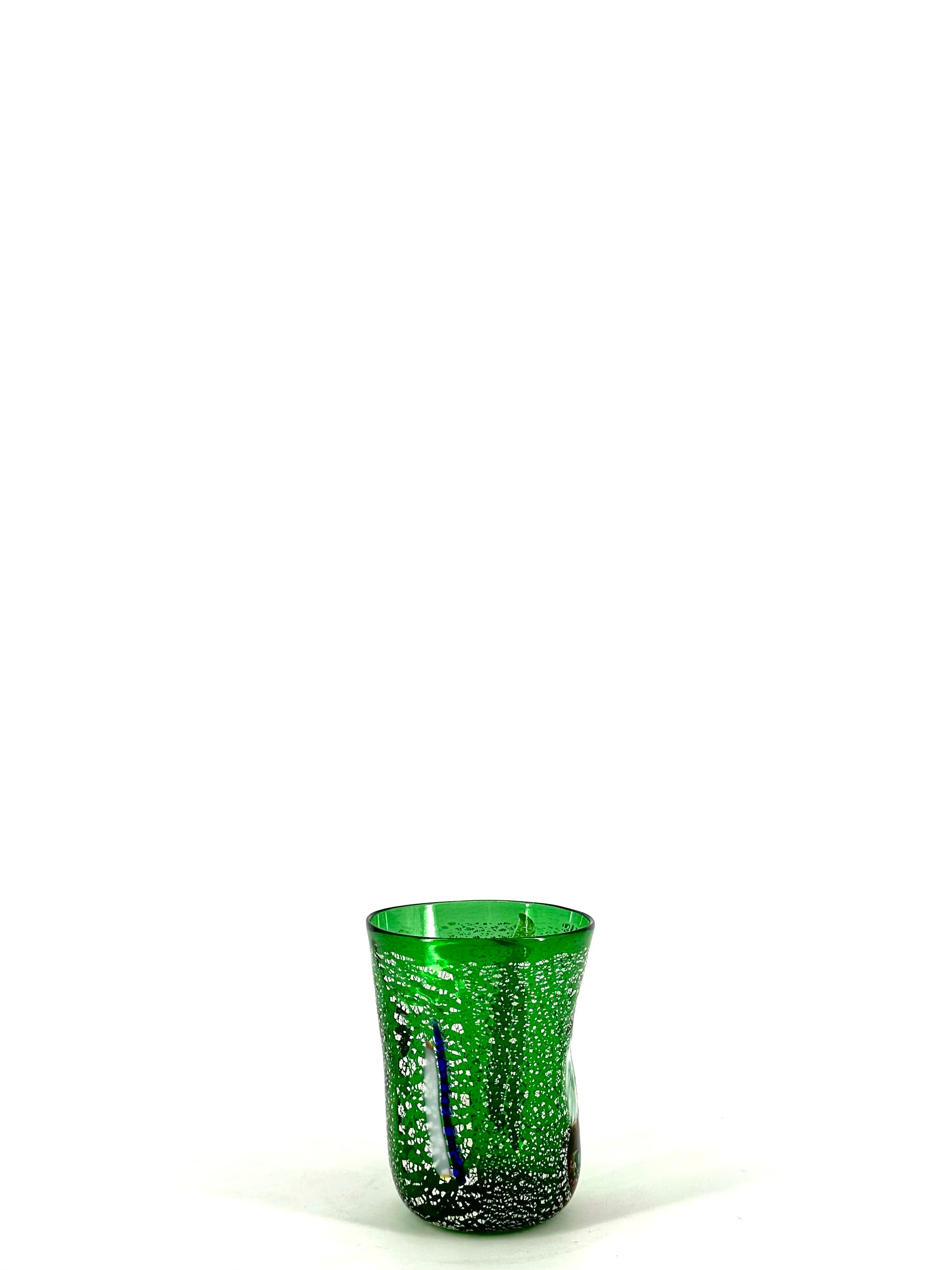 Murrine Glass- Dark Green