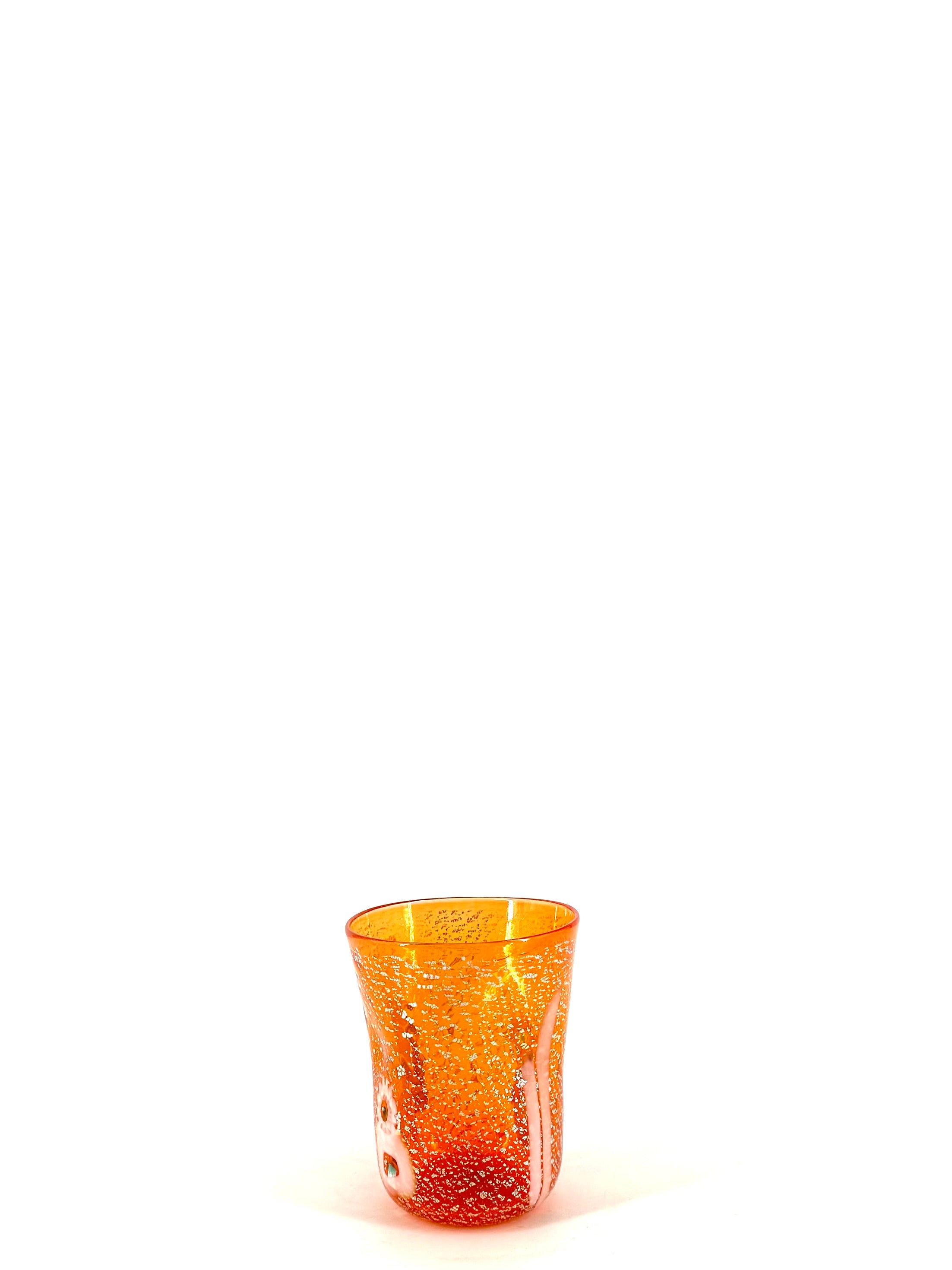 Murrine Glass-Orange