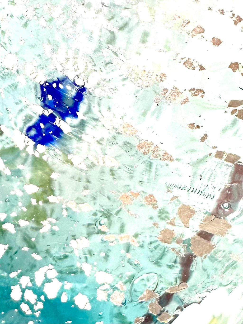 Murrine Glass-Light Blue